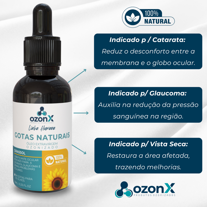 KIT Antidiarréico: Óleo Premium Graviola Ozonizado + Brinde Ocular - FRETE GRÁTIS 🚚
