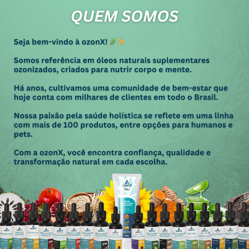 Suplemento Ocular Humano: Girassol Ozonizado - 100% natural - FRETE GRÁTIS 🚚