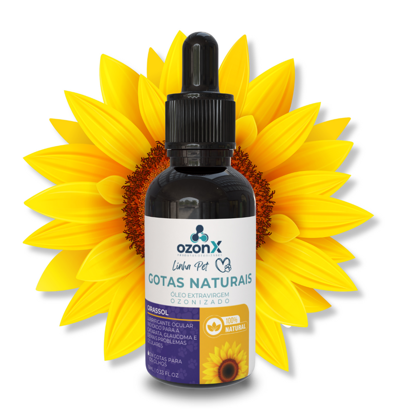 Oferta PET Suplemento Ocular Animal: Girassol Ozonizado - FRETE GRÁTIS 🚚
