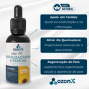 PET Revitalização Pele e Feridas: Óleo de Girassol Ozonizado 30ml - 100% Natural - FRETE GRÁTIS🚚