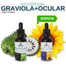KIT Apoio Imunológico: Óleo Premium Graviola Ozonizado + Brinde Ocular - FRETE GRÁTIS 🚚